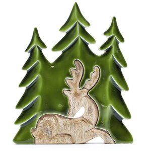 Lost in the Forrest - Stag in the Forrest 3D Wooden Decoration
